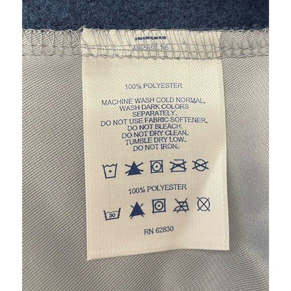 Lands' End Blue Quarter-Zip Sweatshirt - Picture 4 of 4